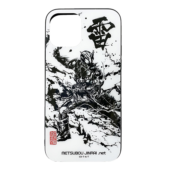 墨絵アート 強化ガラスパネルiphoneケース 仮面ライダー雷 Iphone 12 12pro ゼロワン Others 仮面ライダー滅亡迅雷 仮面ライダーシリーズ 東映 Online Store 東映オンラインストア