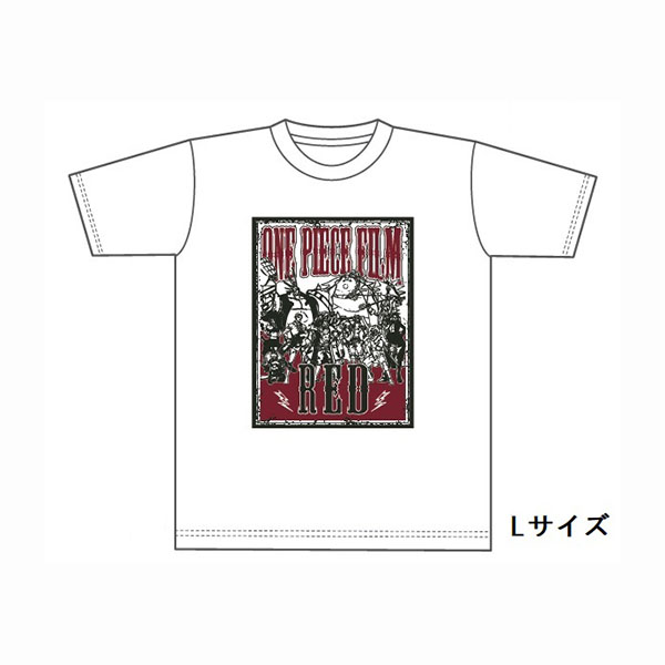 Tシャツ ホワイト L「ONE PIECE FILM RED」: アニメーション作品｜東映 