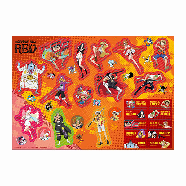 ステッカーa One Piece Film Red アニメーション作品 東映 Online Store 東映オンラインストア