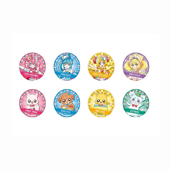 セット販売 ドリーミア 缶バッジコレクション 全8種 映画デリシャスパーティプリキュア アニメーション作品 東映 Online Store 東映オンラインストア