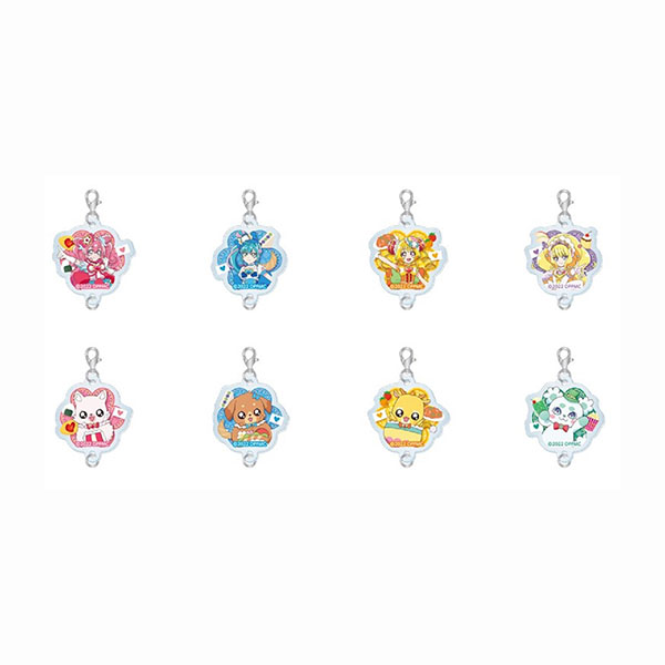 セット販売 ドリーミア つながるアクリルチャーム 全8種 映画デリシャスパーティプリキュア アニメーション作品 東映 Online Store 東映オンラインストア