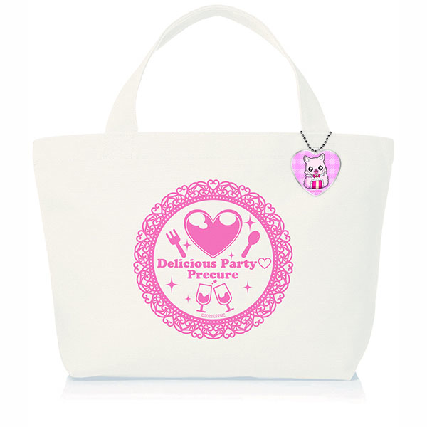 アクリルチャーム付きトートバッグ 映画デリシャスパーティプリキュア アニメーション作品 東映 Online Store 東映オンラインストア