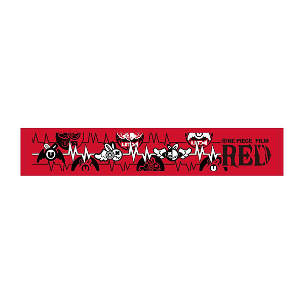 マフラータオル RED【B】「ONE PIECE FILM RED」: アニメーション作品｜東映 ONLINE STORE（東映オンラインストア）