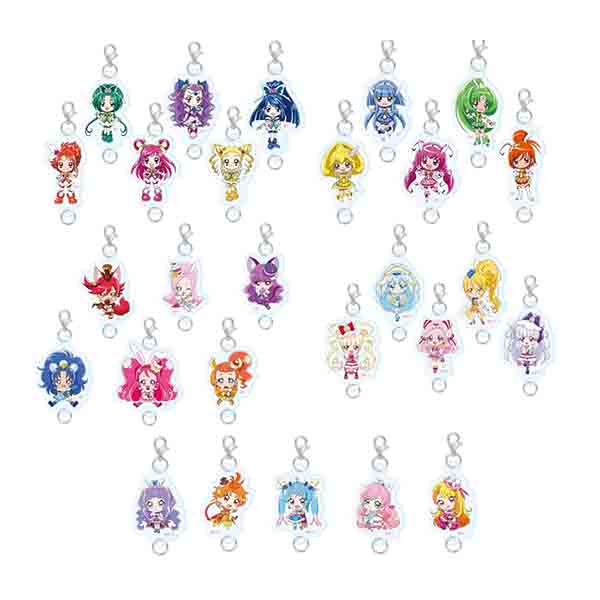 全78プリキュア　つながるアクリルチャーム　vol.1〜3  コンプリートセット