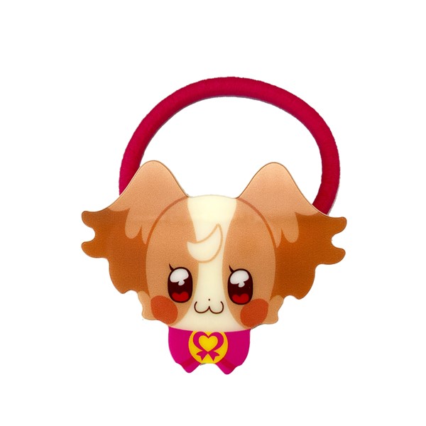 6個セット　バックチャーム5個＋ヘアゴム1個　わんだふるぷりきゅあ　こむぎ　プリキュア　痛ロゼット　痛バック 変身　なりきり