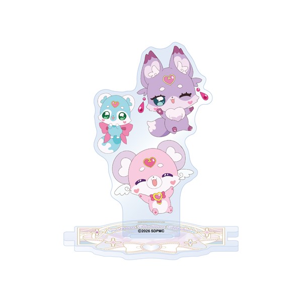 つながるアクリルスタンド(ポチタン&シュシュタン&マシュタン)【映画名探偵プリキュア!】