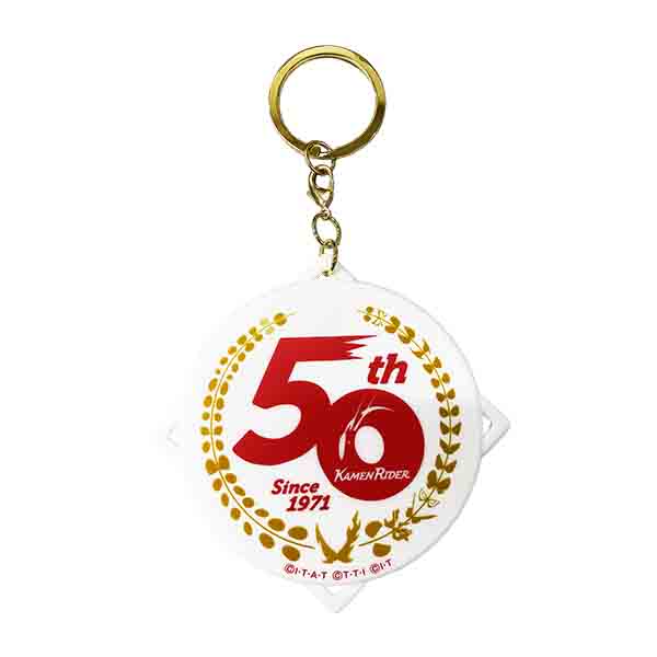 仮面ライダーストア 仮面ライダー生誕50周年記念ロゴ 缶バッジホルダー 仮面ライダーシリーズ 東映 Online Store 東映オンラインストア