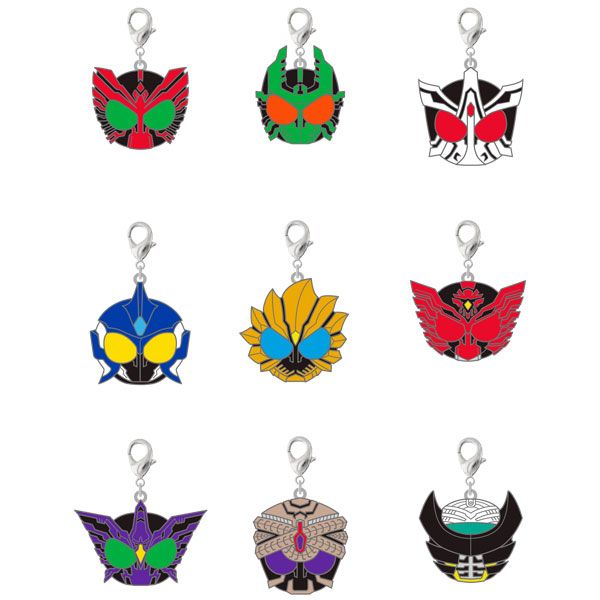 メタルチャームコレクション(全9種)【仮面ライダーオーズ/OOO】【仮面ライダーストア】