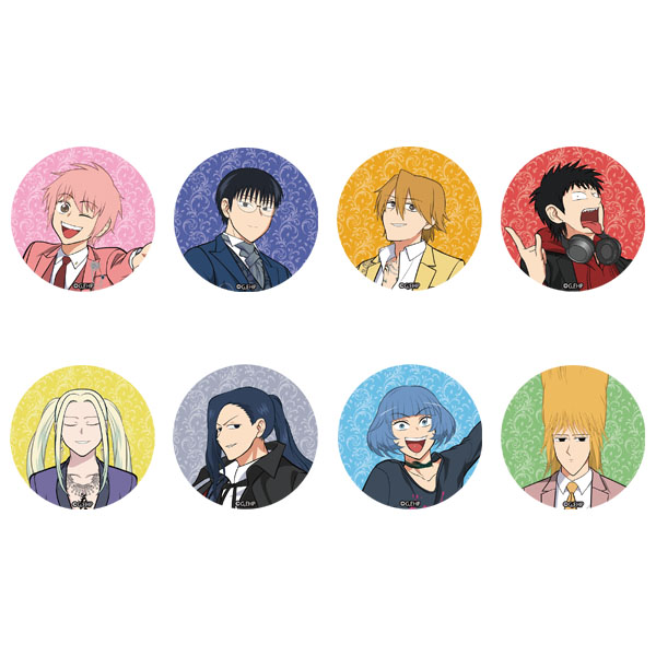 <セット販売>ランダムグリッター缶バッジ(全8種)【えぶホス感謝祭】【えぶりでいホスト】