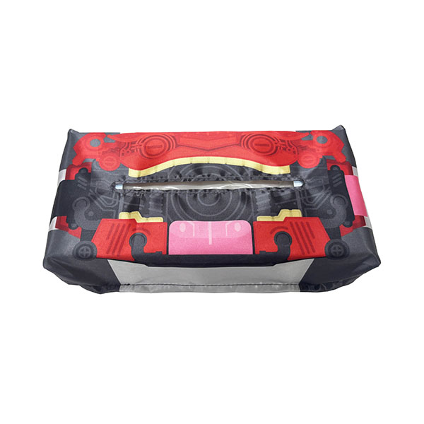変身ベルト「ガヴ」デザインのBOXティッシュカバー。 仮面ライダー関連のイベントでの販売商品。