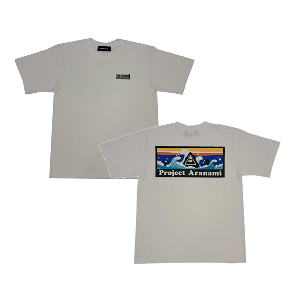 Tシャツ Project Aranami ホワイト・XLサイズ【東映荒波計画】