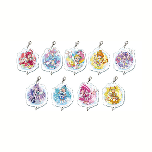 Box販売 つながるアクリルチャーム 全9種 映画トロピカル ジュ プリキュア アニメーション作品 東映 Online Store 東映オンラインストア