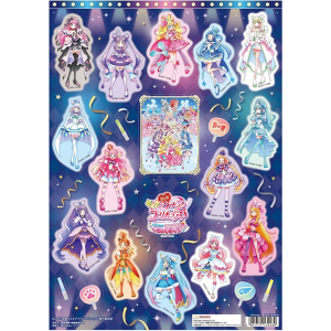 ステッカーB【映画キミとアイドルプリキュア♪】