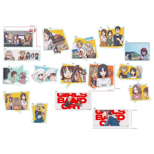 ガールズバンドクライ ミニステッカーセット トゲナシトゲアリ
