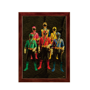 【受注販売】額装絵画風ビジュアルアート 侍戦隊シンケンジャー【全スーパー戦隊展】(1次)