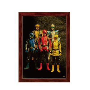 【受注販売】額装絵画風ビジュアルアート 特命戦隊ゴーバスターズ【全スーパー戦隊展】(1次)