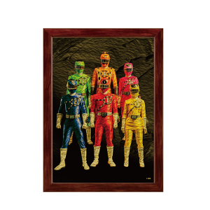 受注販売】額装絵画風ビジュアルアート 爆竜戦隊アバレンジャー
