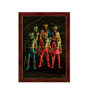 【受注販売】額装絵画風ビジュアルアート 騎士竜戦隊リュウソウジャー【全スーパー戦隊展】(1次)