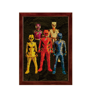 手裏剣戦隊ニンニンジャー　アクリルジオラマ　全スーパー戦隊展 受注販売】額装絵画風ビジュアルアート 手裏剣戦隊ニンニン