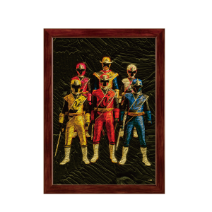 【受注販売】額装絵画風ビジュアルアート 手裏剣戦隊ニンニンジャー【全スーパー戦隊展】(2次)