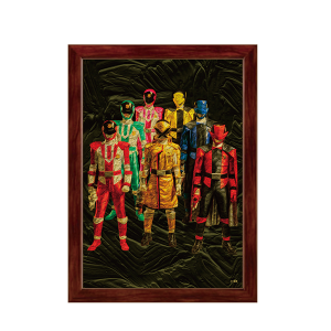 【受注販売】額装絵画風ビジュアルアート 快盗戦隊ルパンレンジャーVS警察戦隊パトレンジャー【全スーパー戦隊展】(2次)